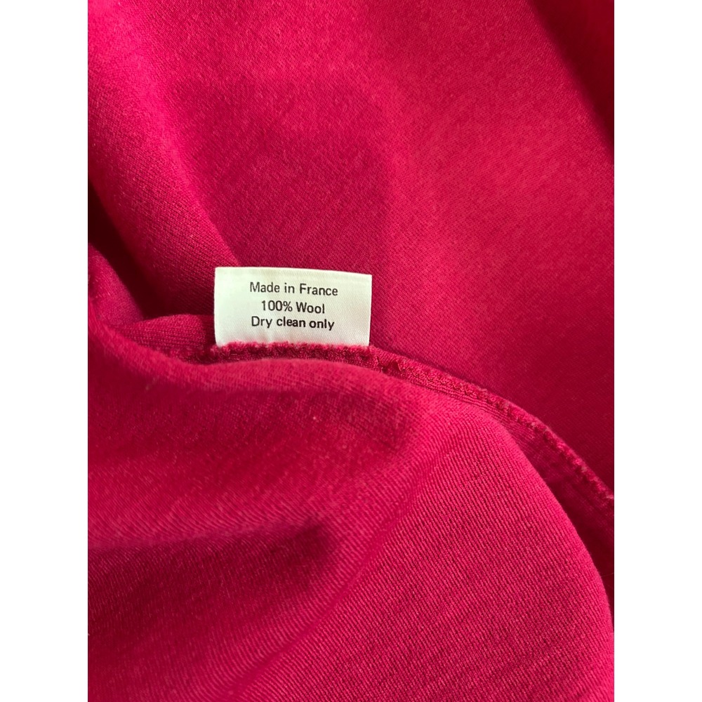 Sonia Rykiel Vintage Wool Pink Cropped High End Designer Avant Garde Knit Jacket - Picture 11 of 15